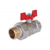 RBV-0005-0510225 ROMMER Шаровой кран с американкой 1 ВН/НР, ручка бабочка