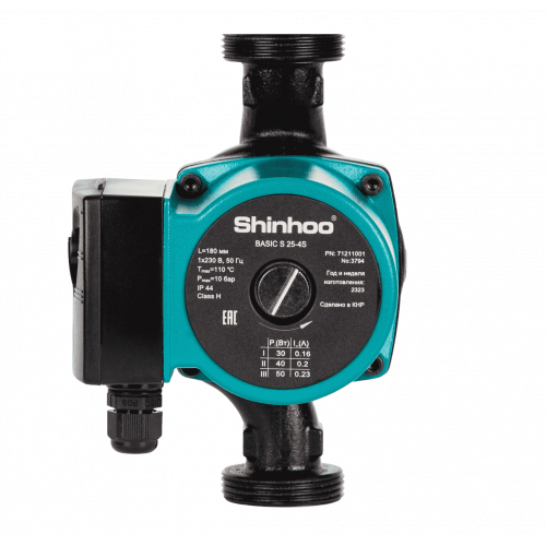 Циркуляционный Насос Shinhoo BASIC S 25-4S 180