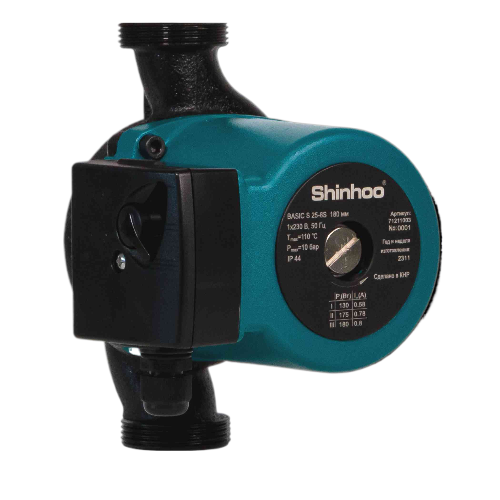 Циркуляционный Насос Shinhoo BASIC S 25-8S 180
