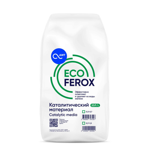 Загрузка обезжелезивания EcoFerox (фракция 0,3 - 0,7мм), (20л) 11-13 кг
