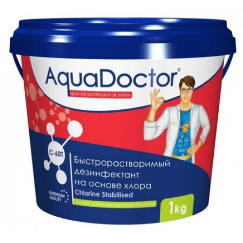 AquaDoctor C-60T хлор-шок в таблетках 1 кг