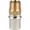 SFP-0001-001220 STOUT Переходник с наружной резьбой 1/2"х20 для металлопластиковых труб прессовой