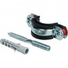 SAC-0020-100001 STOUT Хомут для труб,  хомут+шпилька шуруп +дюбель пластиковый 1"(32-37) (63)