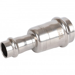 RSS-0018-002815 ROMMER Муфта равнопроходная,ВПр-ВПр 28х15, из нержавеющей стали прессовой