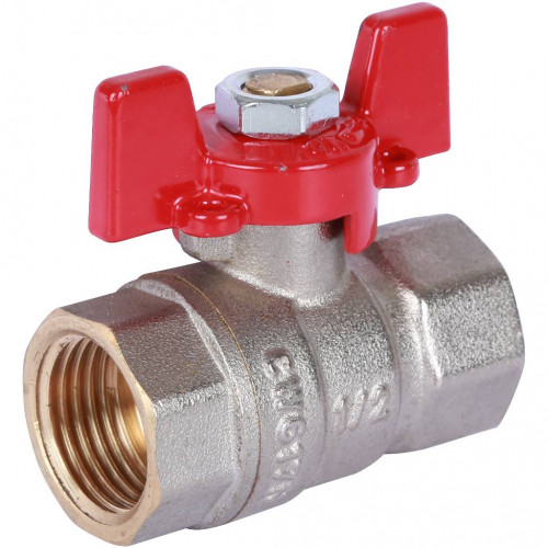 RBV-0003-0110215 ROMMER Шаровой кран 1/2" ВН/ВН, бабочка