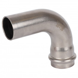 RSS-0002-000028 ROMMER Угольник однораструбный 90° ВПр-НПр, 28, из нержавеющей стали прессовой