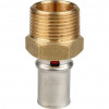 SFP-0001-003416 STOUT Переходник с наружной резьбой 3/4"x16 для металлопластиковых труб прессовой