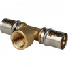 SFP-0007-001220 STOUT Тройник-переходник с внутренней резьбой 20х1/2"х20 для металлопластиковых труб