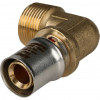 SFP-0011-003420 STOUT Угольник-переходник с наружной резьбой 3/4"х20 для металлопластиковых труб пре