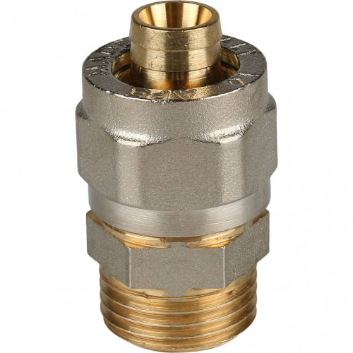 SFS-0001-001216 STOUT Переходник с наружной резьбой 1/2"х16 для металлопластиковых труб винтовой
