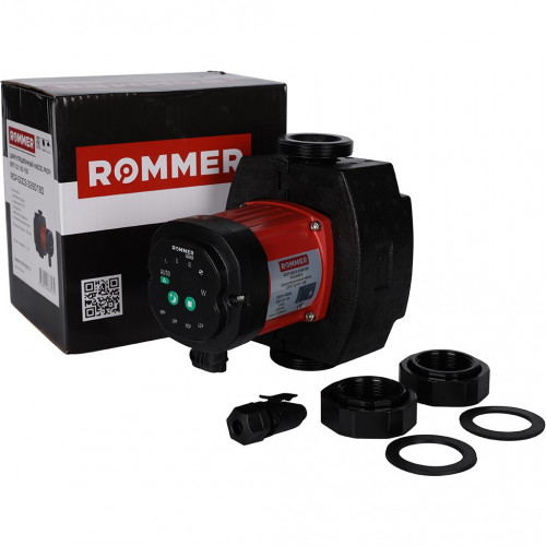 Циркуляционный насос ROMMER  ERTI 32/60-180 с гайками и теплоизоляцией RCP-0003-3260180