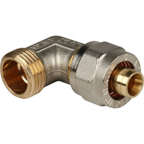 SFS-0006-001216 STOUT Угольник-переходник с наружной резьбой 1/2"х16 для металлопластиковых труб вин