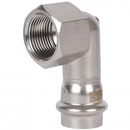 RSS-0009-002234  ROMMER Угольник ВПр-ВР, 22х3/4, из нержавеющей стали прессовой