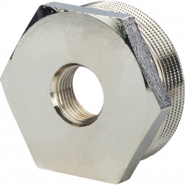 SFT-0029-011212 STOUT Футорка никелированная 1"1/2X1/2