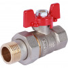 RBV-0005-0510215 ROMMER Шаровой кран с американкой 1/2" ВН/НР, бабочка