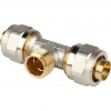 SFS-0011-001220 STOUT Тройник-переходник с наружной резьбой 1/2"х20 для металлопластиковых труб винт