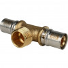 SFP-0008-203420 STOUT Тройник-переходник с наружной резьбой 20х3/4"х20 для металлопластиковых труб п