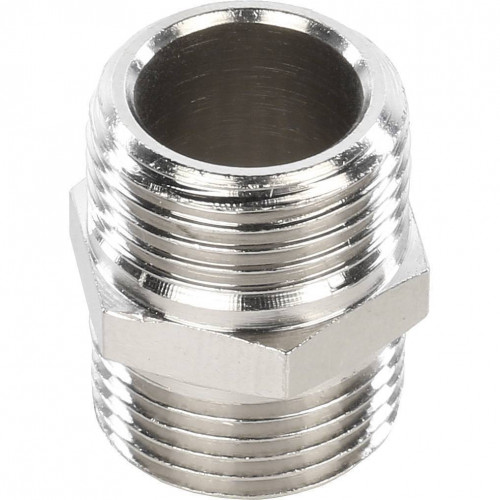 SFT-0004-003838 STOUT Ниппель HH никелированный 3/8