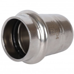 RSS-0025-000022 ROMMER Заглушка ВПр, 22, из нержавеющей стали прессовой