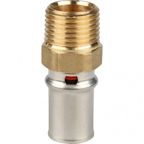 SFP-0001-001216 STOUT Переходник с наружной резьбой 1/2"х16 для металлопластиковых труб прессовой