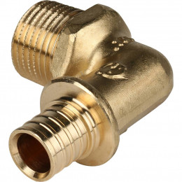 SFA-0005-001612 STOUT Угольник-переходник с наружной резьбой 16xR 1/2" для труб из сшитого полиэтиле