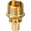 SFA-0001-001634 STOUT Переходник с наружной резьбой 16xR 3/4" для труб из сшитого полиэтилена аксиал