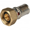 SFP-0016-001216 STOUT Переходник с накидной (еврокон) 1/2"х16 для металлопластиковых труб прессовой