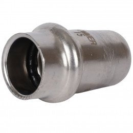 RSS-0025-000015 ROMMER Заглушка ВПр, 15, из нержавеющей стали прессовой