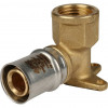 SFP-0018-001220 STOUT Угольник настенный с креплением короткий 1/2"х20 для металлопластиковых труб п