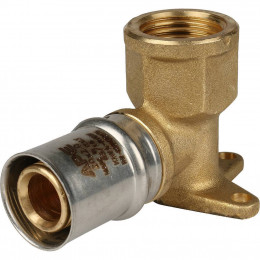 SFP-0018-001220 STOUT Угольник настенный с креплением короткий 1/2"х20 для металлопластиковых труб п