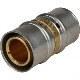 SFP-0003-003232 STOUT Муфта соединительная равнопроходная 32х32 для металлопластиковых труб прессово