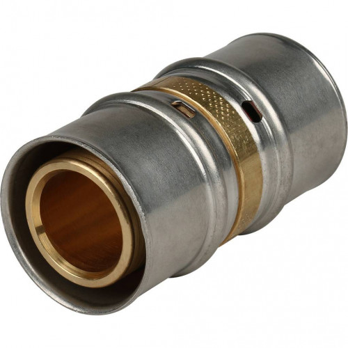SFP-0003-003232 STOUT Муфта соединительная равнопроходная 32х32 для металлопластиковых труб прессово