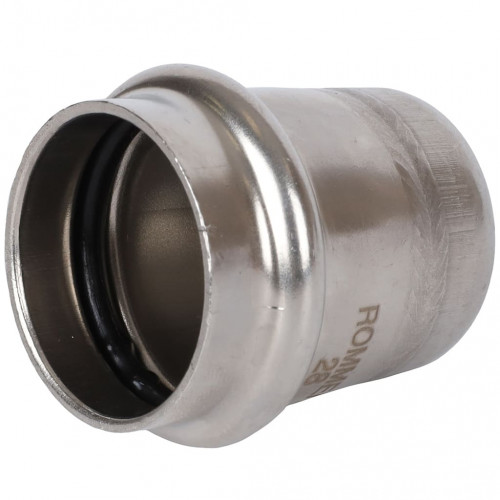 RSS-0025-000028 ROMMER Заглушка ВПр, 28, из нержавеющей стали прессовой