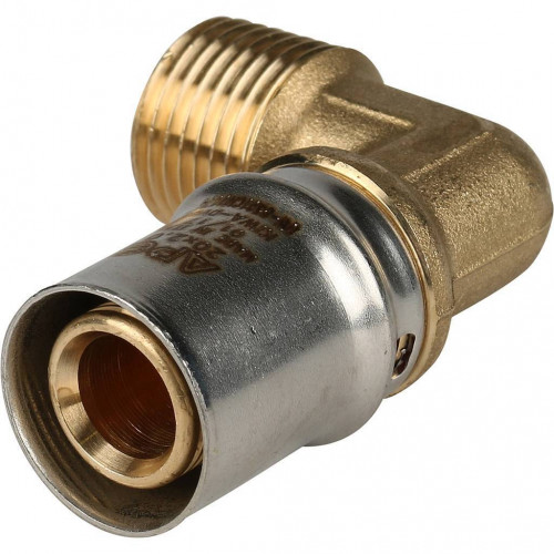 SFP-0011-001220 STOUT Угольник-переходник с наружной резьбой 1/2"х20 для металлопластиковых труб пре