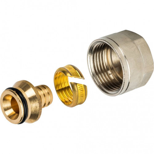 SFC-0020-001622 STOUT Фитинг компрессионный для труб PEX 16х2,2х3/4 (для серой трубы)