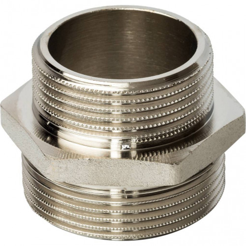 SFT-0004-112114 STOUT Ниппель НН переходной никелированный 1"1/2X1"1/4