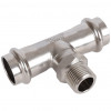 RSS-0016-002212 ROMMER Тройник-переходник ВПр-НР-ВПр, 22х1/2х22, из нержавеющей стали прессовой