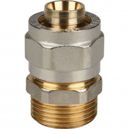 SFS-0001-003420 STOUT Переходник с наружной резьбой 3/4"х20 для металлопластиковых труб винтовой