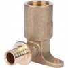 SFA-0032-001612 STOUT Угольник настенный с длинным нарезным патрубком 16-Rp 1/2" для труб из сшитого