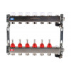 RMS-1201-000006 ROMMER Коллектор из нержа. 6 вых. с расходомерами, с клапаном вып. воздуха и сли