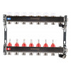 RMS-1201-000007 ROMMER Коллектор из нерж. 7 вых. с расходомерами, с клапаном вып. воздуха и сл