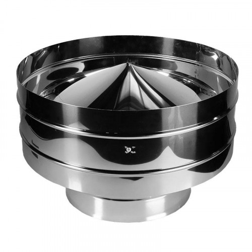 Оголовок-дефлектор (d160, нерж. AISI 430 0,5мм)