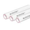Труба армированная ALUMINIUM, SDR 6 PN25, 40х6,7 мм (40) (Valfex), 4м БЕЛАЯ